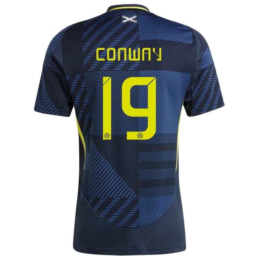 Danxen Kid Scotland Tommy Conway #19 Dark Blue Home Jersey 24-26 T-Shirt