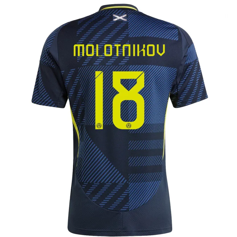 Danxen Kid Scotland Rudi Molotnikov #18 Dark Blue Home Jersey 24-26 T-Shirt