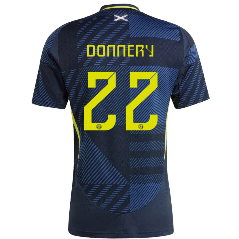 Danxen Kid Scotland Julian Donnery #22 Dark Blue Home Jersey 24-26 T-Shirt