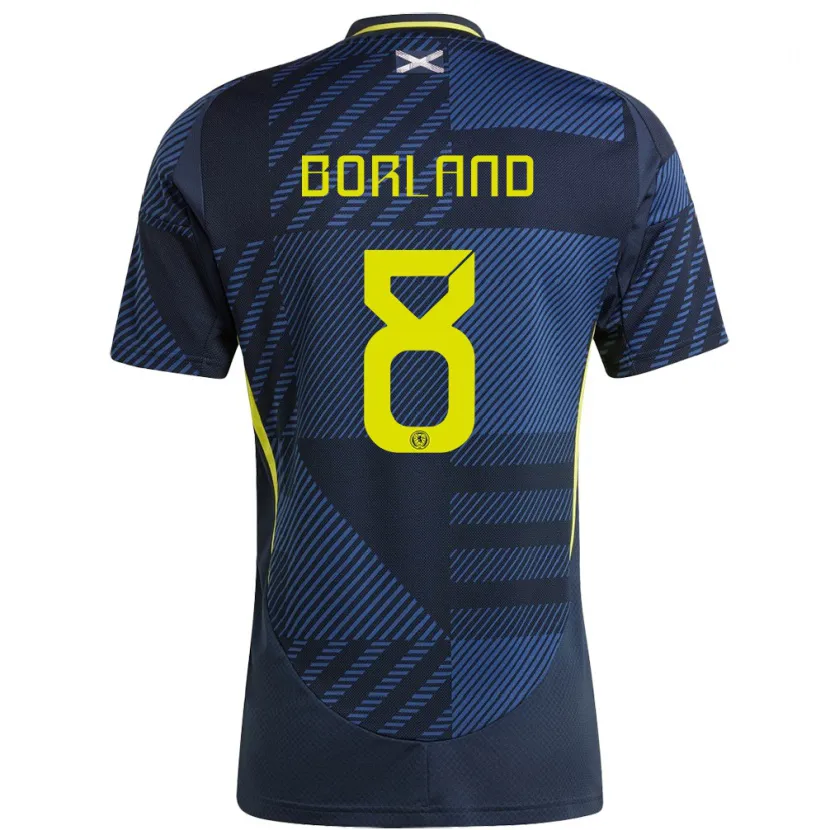 Danxen Kid Scotland Aidan Borland #8 Dark Blue Home Jersey 24-26 T-Shirt