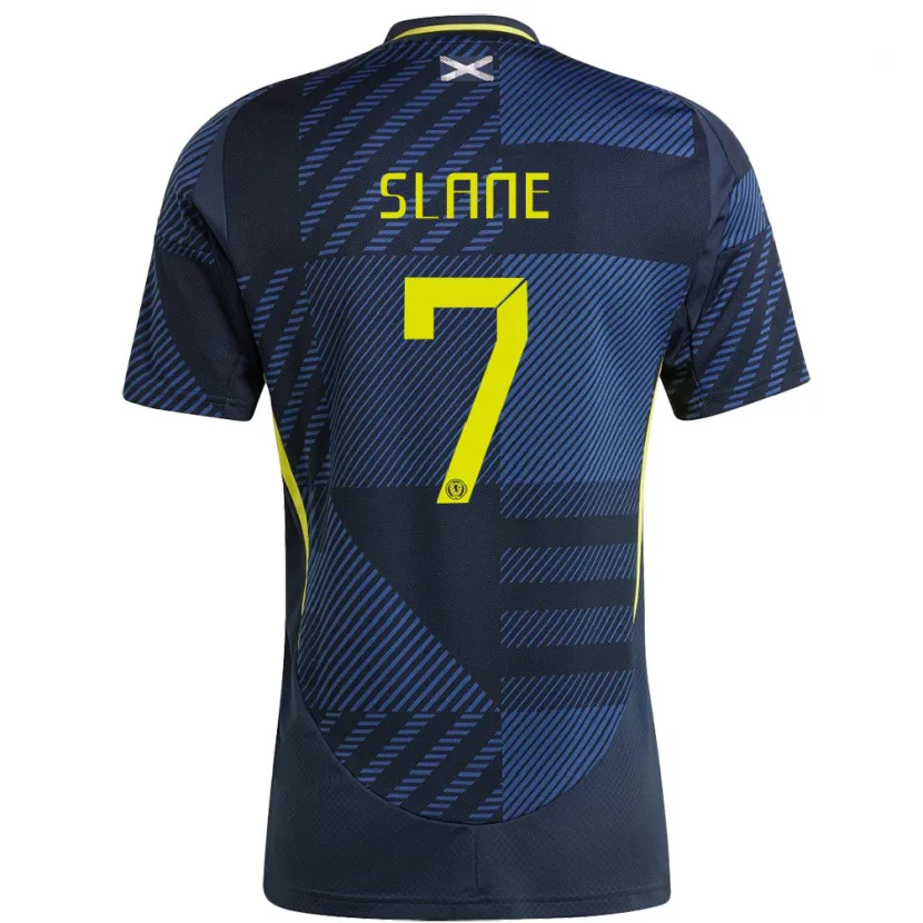 Danxen Kid Scotland Paul Slane #7 Dark Blue Home Jersey 24-26 T-Shirt