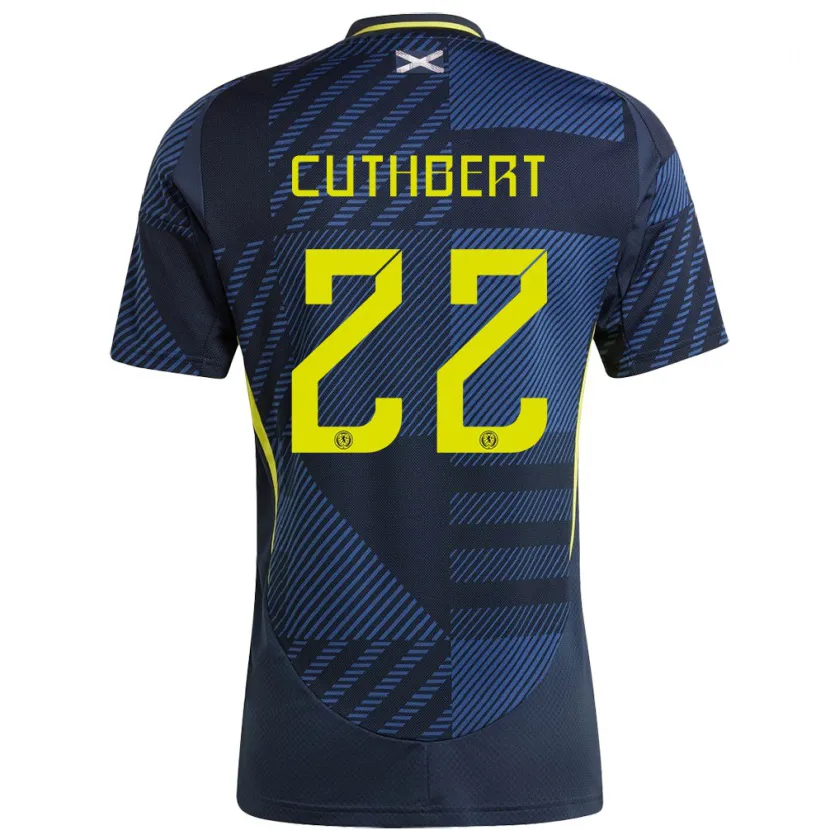 Danxen Kid Scotland Erin Cuthbert #22 Dark Blue Home Jersey 24-26 T-Shirt