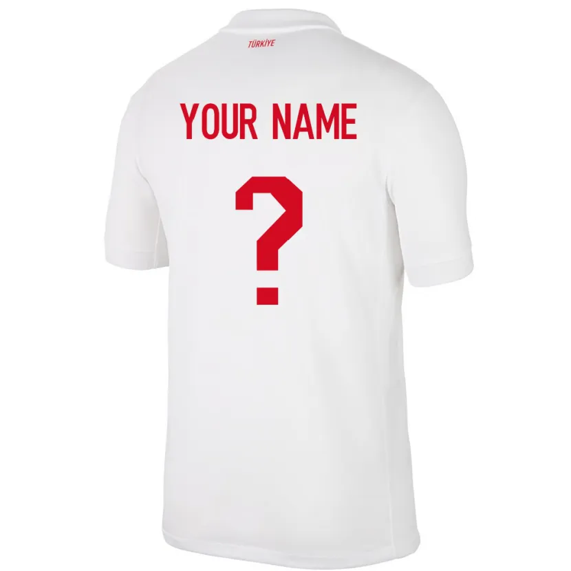 Danxen Kid Turkey Your Name #0 White Home Jersey 24-26 T-Shirt