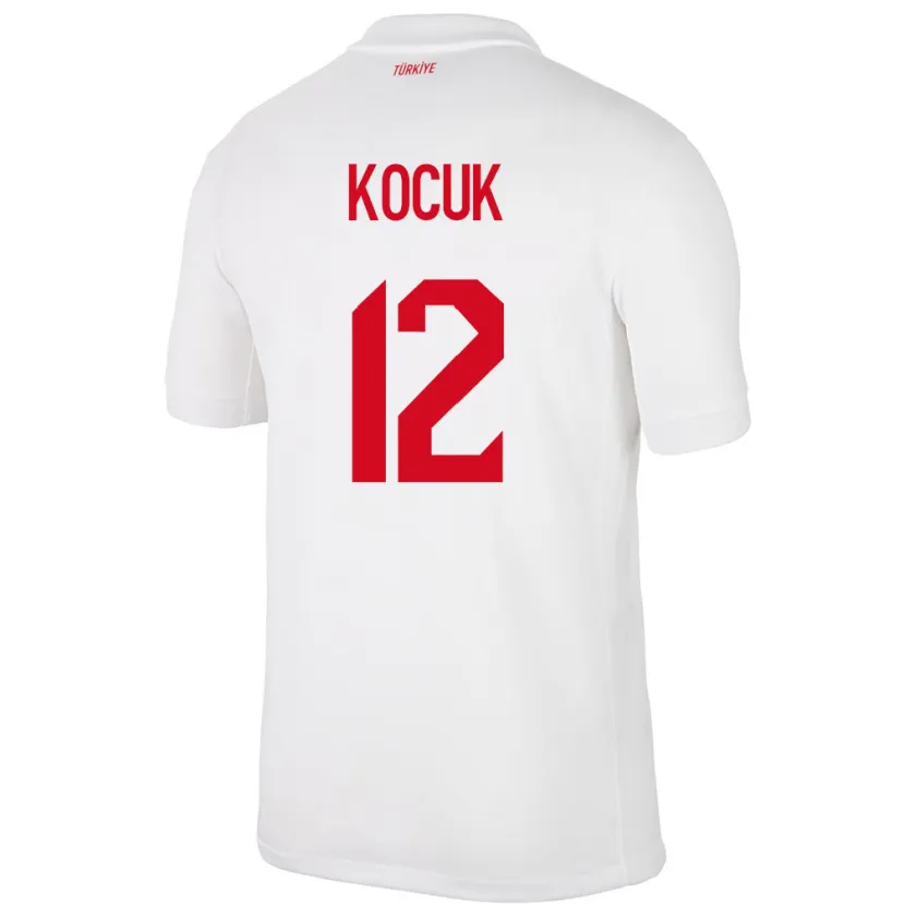 Danxen Kid Turkey Okan Kocuk #12 White Home Jersey 24-26 T-Shirt