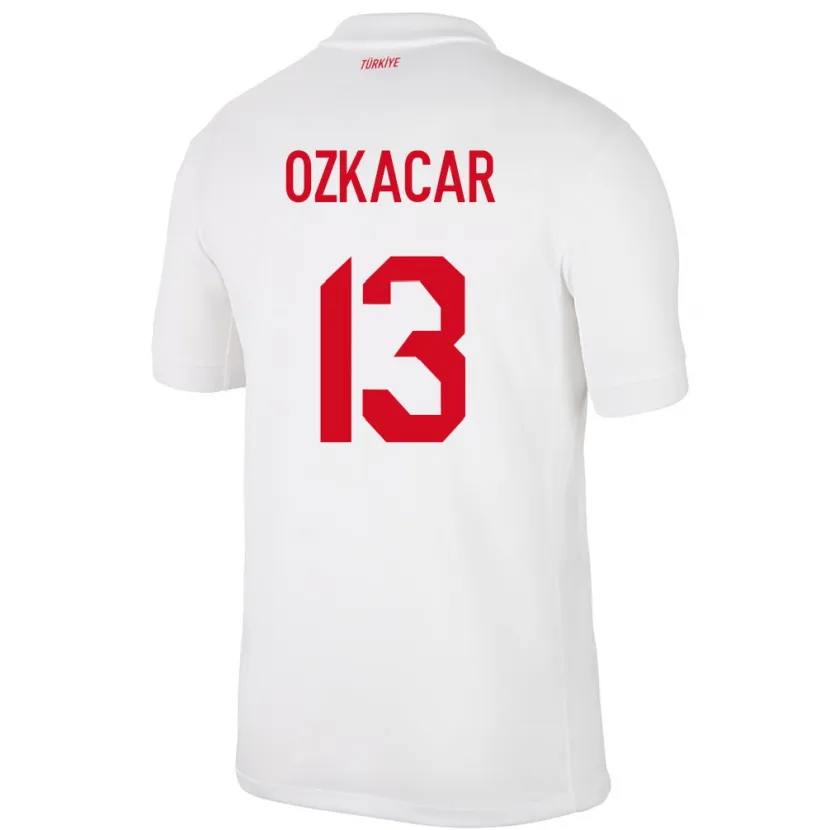 Danxen Kid Turkey Cenk Özkacar #13 White Home Jersey 24-26 T-Shirt