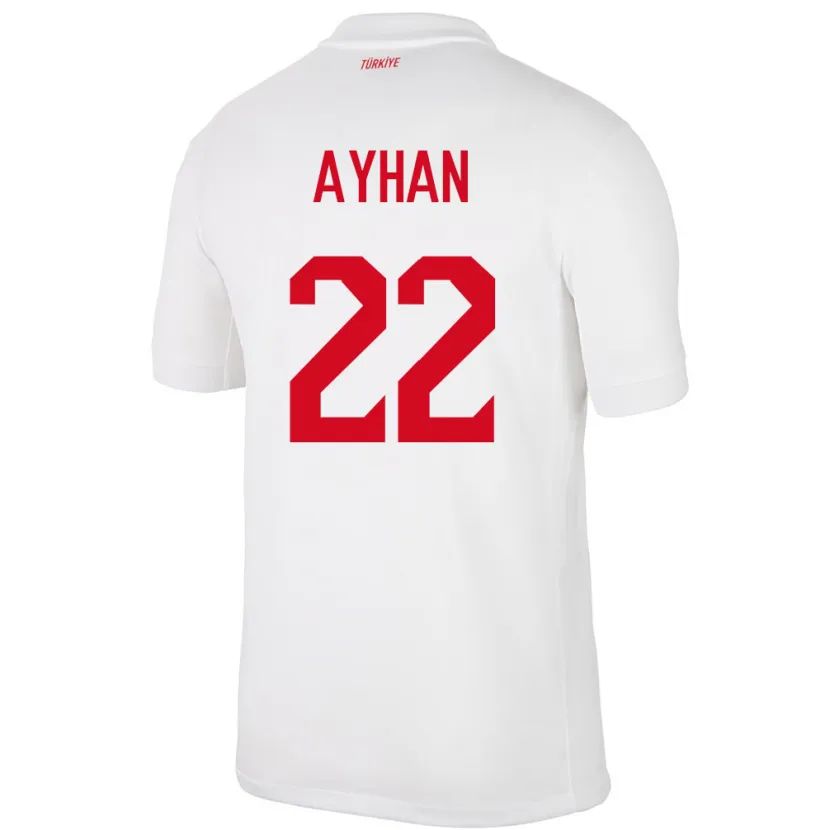 Danxen Kid Turkey Kaan Ayhan #22 White Home Jersey 24-26 T-Shirt