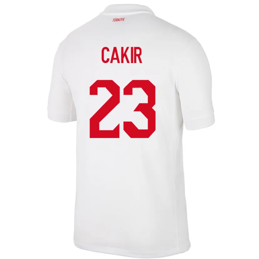 Danxen Kid Turkey Uğurcan Çakır #23 White Home Jersey 24-26 T-Shirt