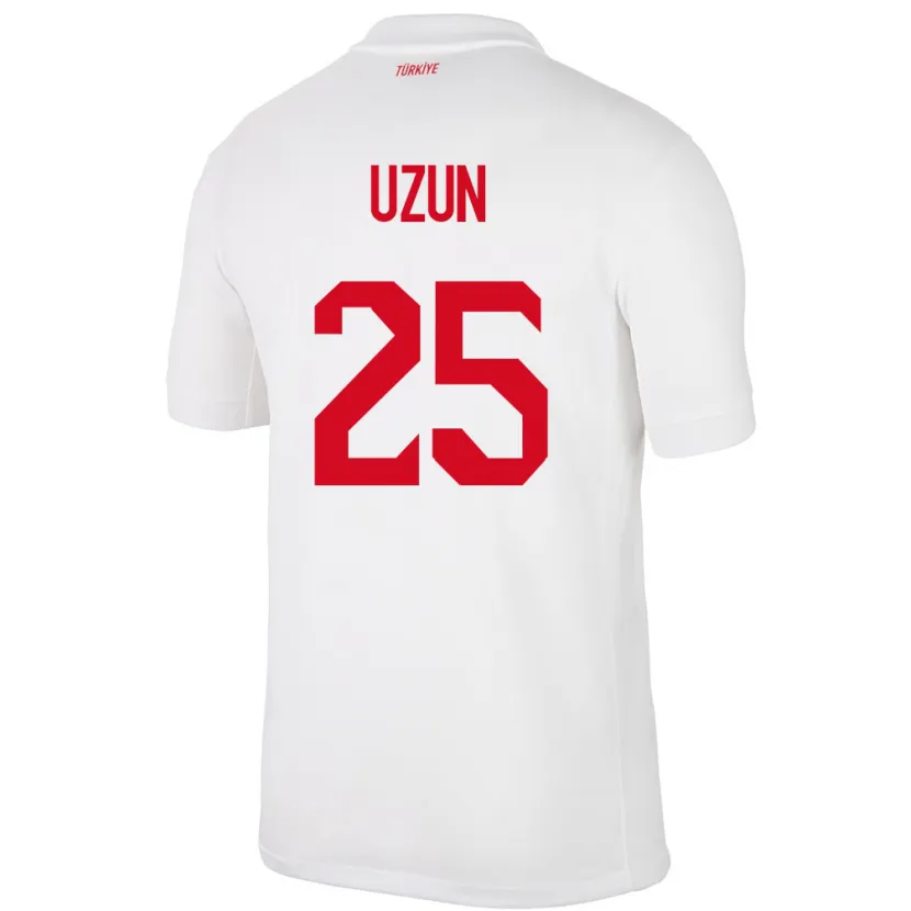 Danxen Kid Turkey Can Uzun #25 White Home Jersey 24-26 T-Shirt