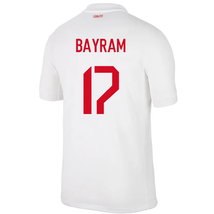 Danxen Kid Turkey Abdurrahman Bayram #17 White Home Jersey 24-26 T-Shirt