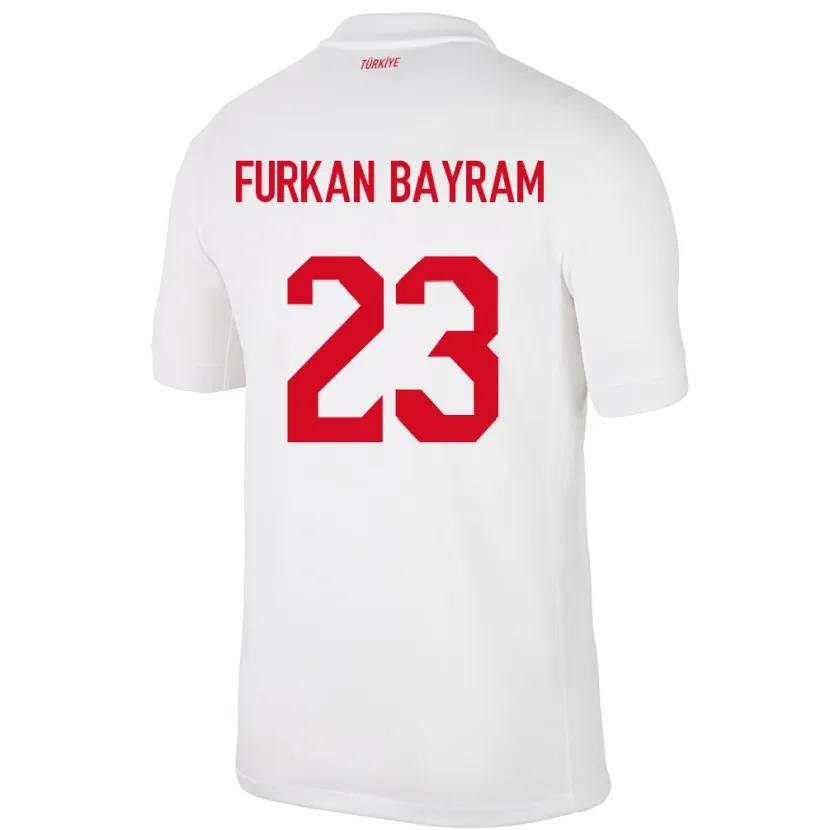 Danxen Kid Turkey Mert Furkan Bayram #23 White Home Jersey 24-26 T-Shirt