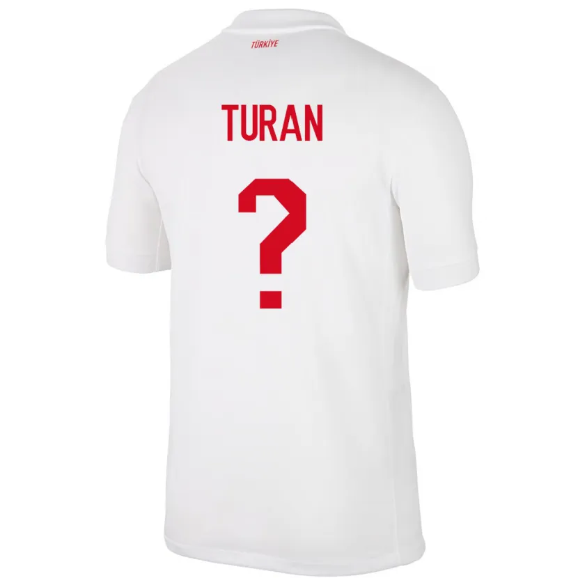 Danxen Kid Turkey Hasan Turan #0 White Home Jersey 24-26 T-Shirt