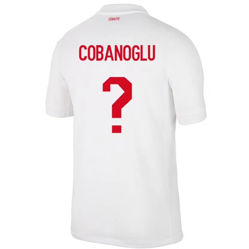 Danxen Kid Turkey Ahmet Çobanoğlu #0 White Home Jersey 24-26 T-Shirt