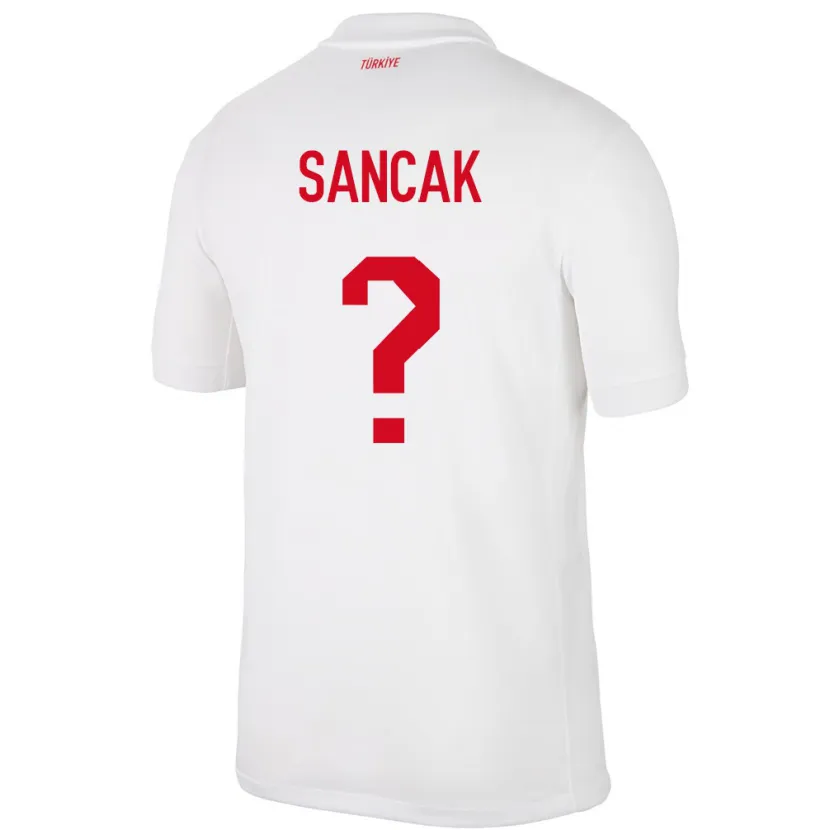 Danxen Kid Turkey Tolga Sancak #0 White Home Jersey 24-26 T-Shirt