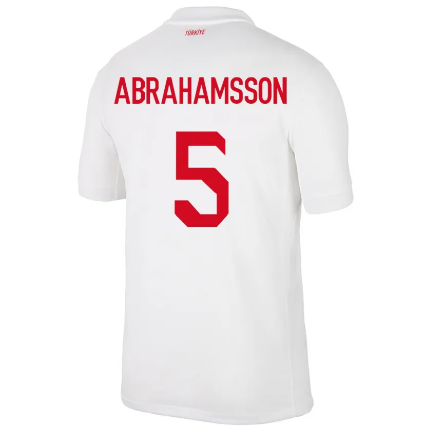 Danxen Kid Turkey Sejde Aylin Abrahamsson #5 White Home Jersey 24-26 T-Shirt