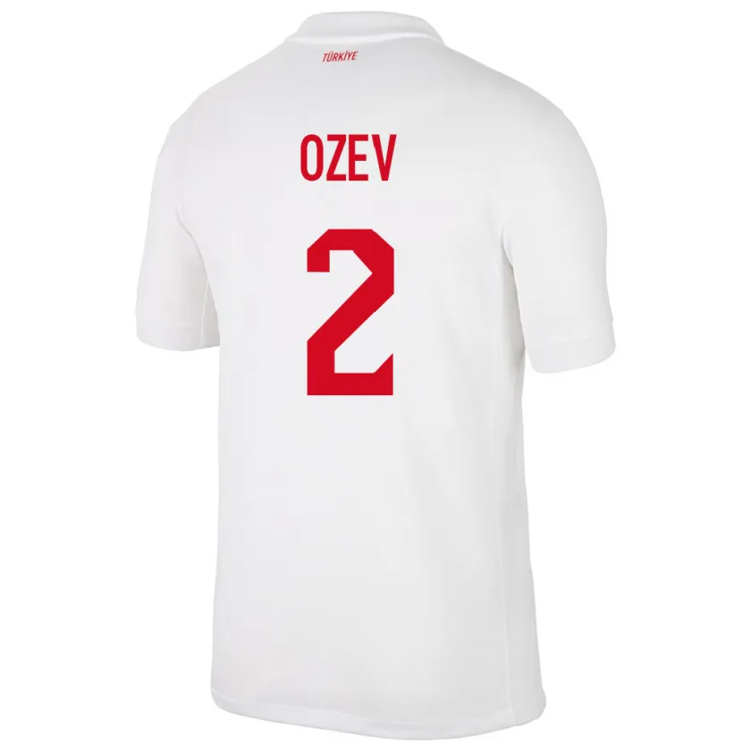 Danxen Kid Turkey Ümran Özev #2 White Home Jersey 24-26 T-Shirt