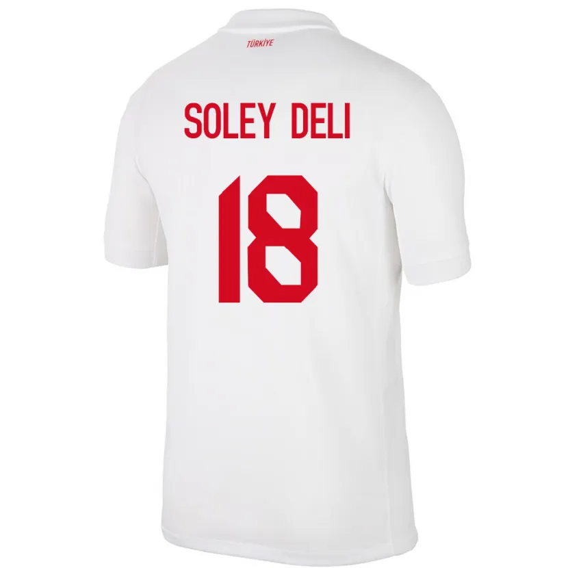 Danxen Kid Turkey Dilara Soley Deli #18 White Home Jersey 24-26 T-Shirt