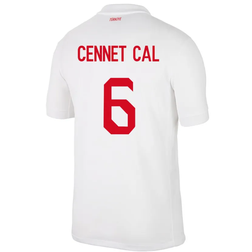 Danxen Kid Turkey Meryem Cennet Çal #6 White Home Jersey 24-26 T-Shirt