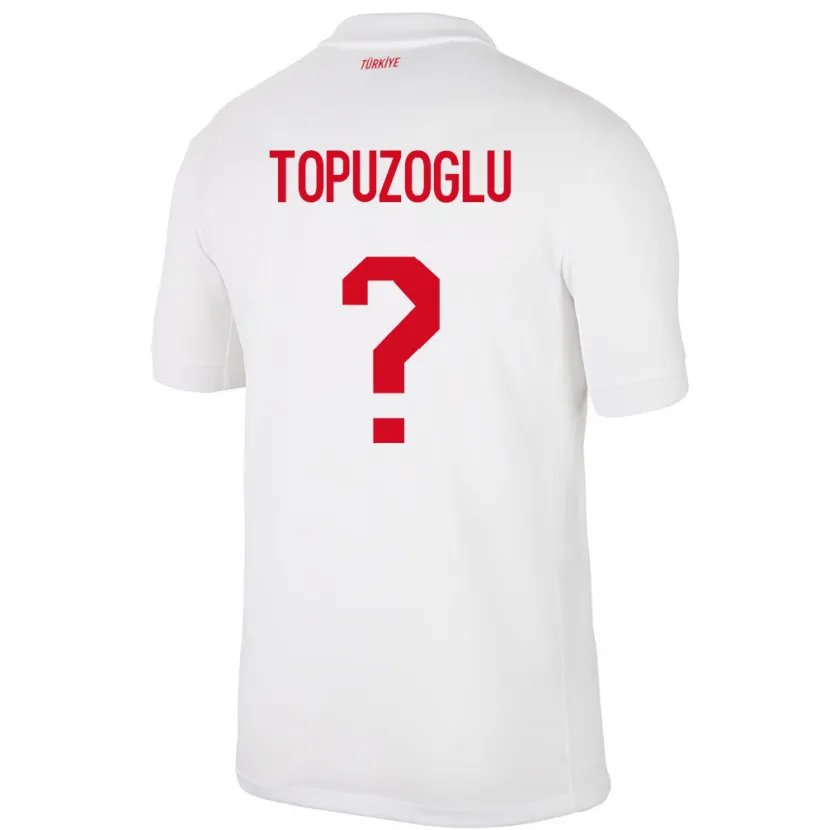 Danxen Kid Turkey Berna Topuzoğlu #0 White Home Jersey 24-26 T-Shirt