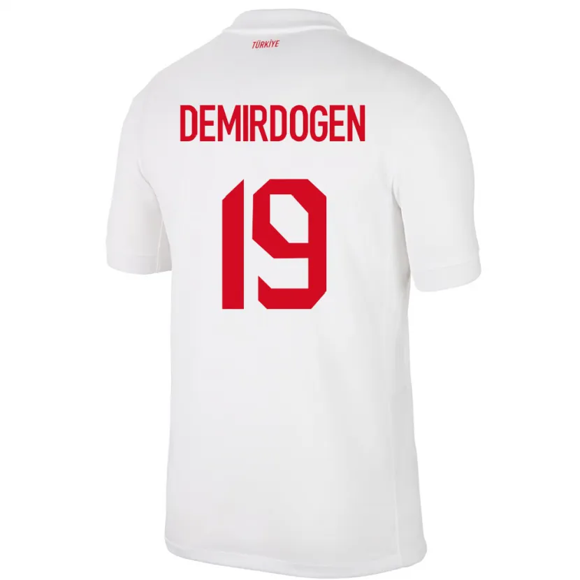 Danxen Kid Turkey Neslihan Demirdögen #19 White Home Jersey 24-26 T-Shirt