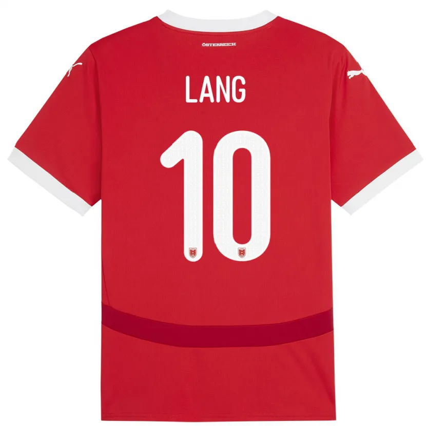 Danxen Kid Austria Christoph Lang #10 Red Home Jersey 24-26 T-Shirt