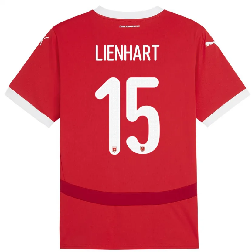 Danxen Kid Austria Philipp Lienhart #15 Red Home Jersey 24-26 T-Shirt