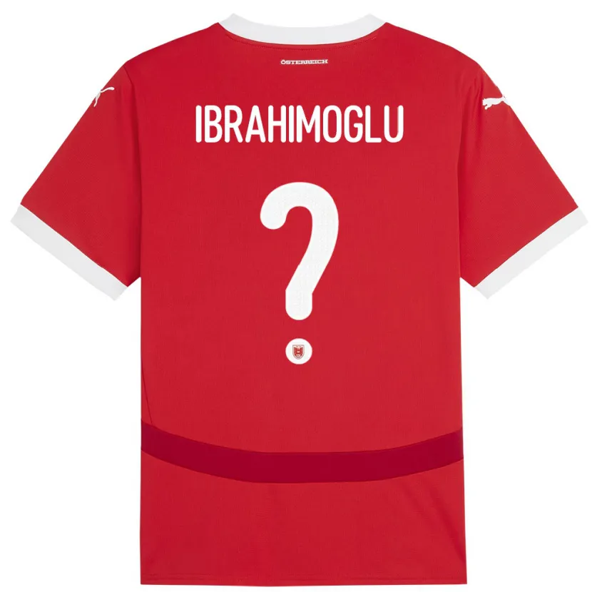 Danxen Kid Austria Mücahit Ibrahimoglu #0 Red Home Jersey 24-26 T-Shirt