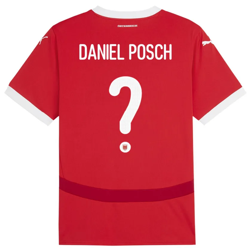 Danxen Kid Austria Daniel Posch #0 Red Home Jersey 24-26 T-Shirt