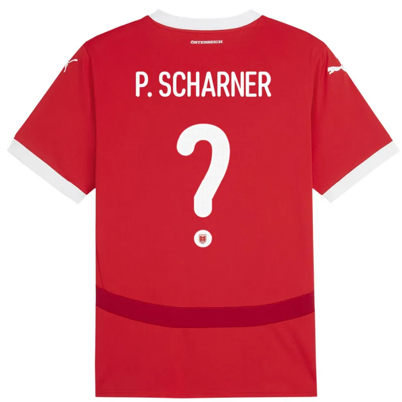 Danxen Kid Austria Paul Scharner #0 Red Home Jersey 24-26 T-Shirt