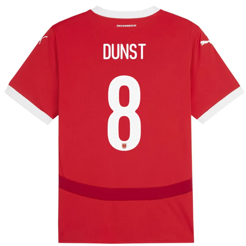 Danxen Kid Austria Barbara Dunst #8 Red Home Jersey 24-26 T-Shirt