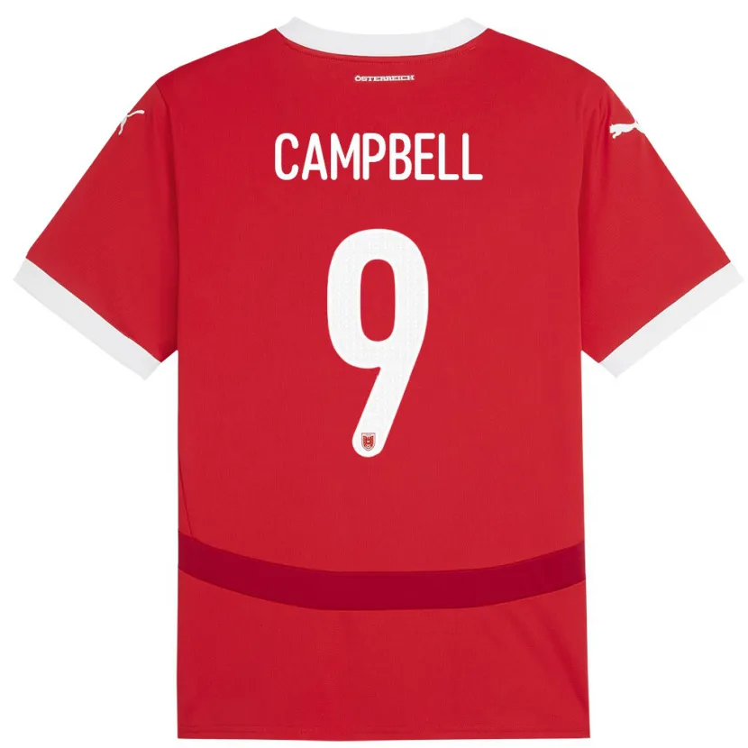 Danxen Kid Austria Eileen Campbell #9 Red Home Jersey 24-26 T-Shirt