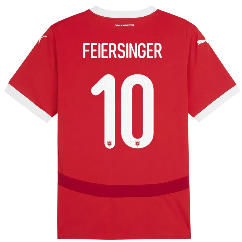 Danxen Kid Austria Laura Feiersinger #10 Red Home Jersey 24-26 T-Shirt