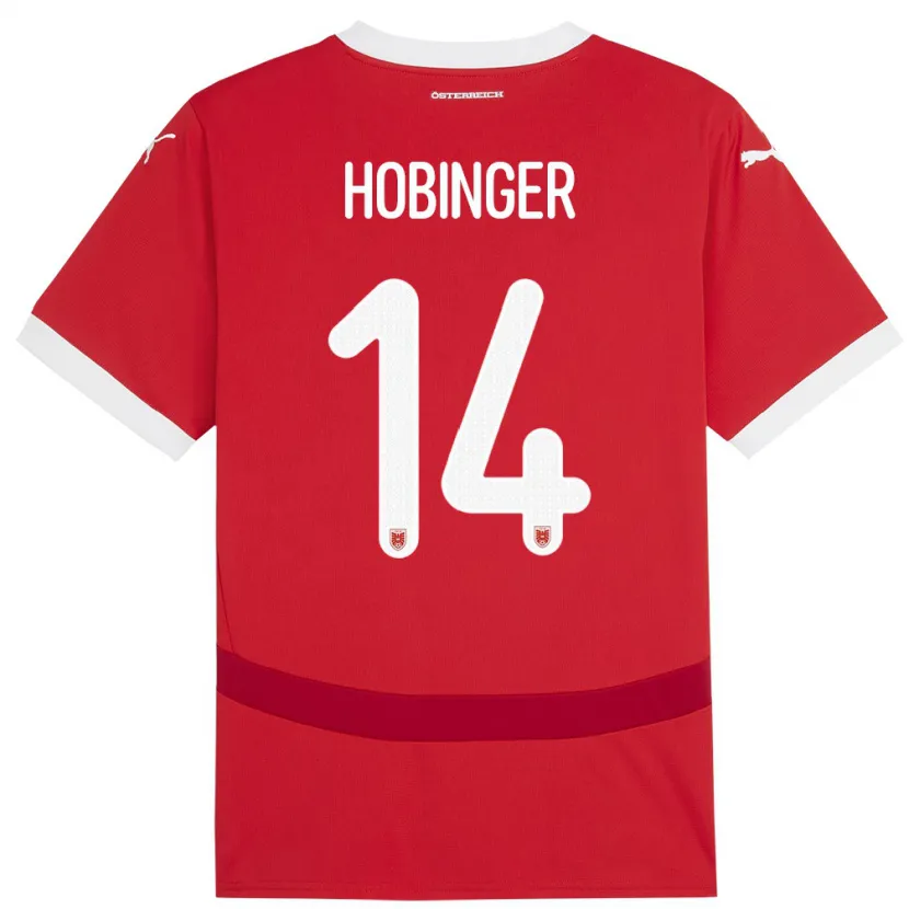 Danxen Kid Austria Marie Höbinger #14 Red Home Jersey 24-26 T-Shirt