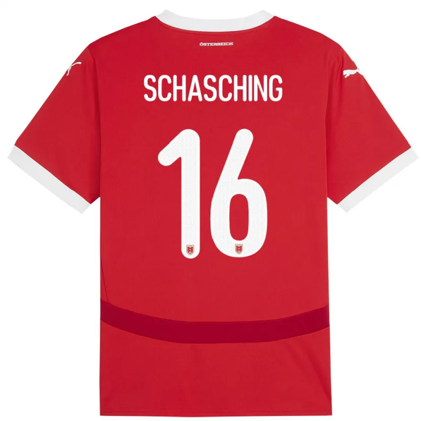 Danxen Kid Austria Annabel Schasching #16 Red Home Jersey 24-26 T-Shirt