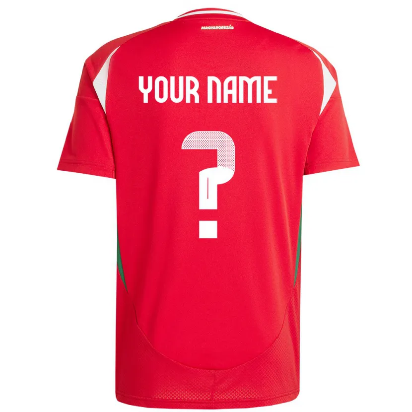 Danxen Kid Hungary Your Name #0 Red Home Jersey 24-26 T-Shirt