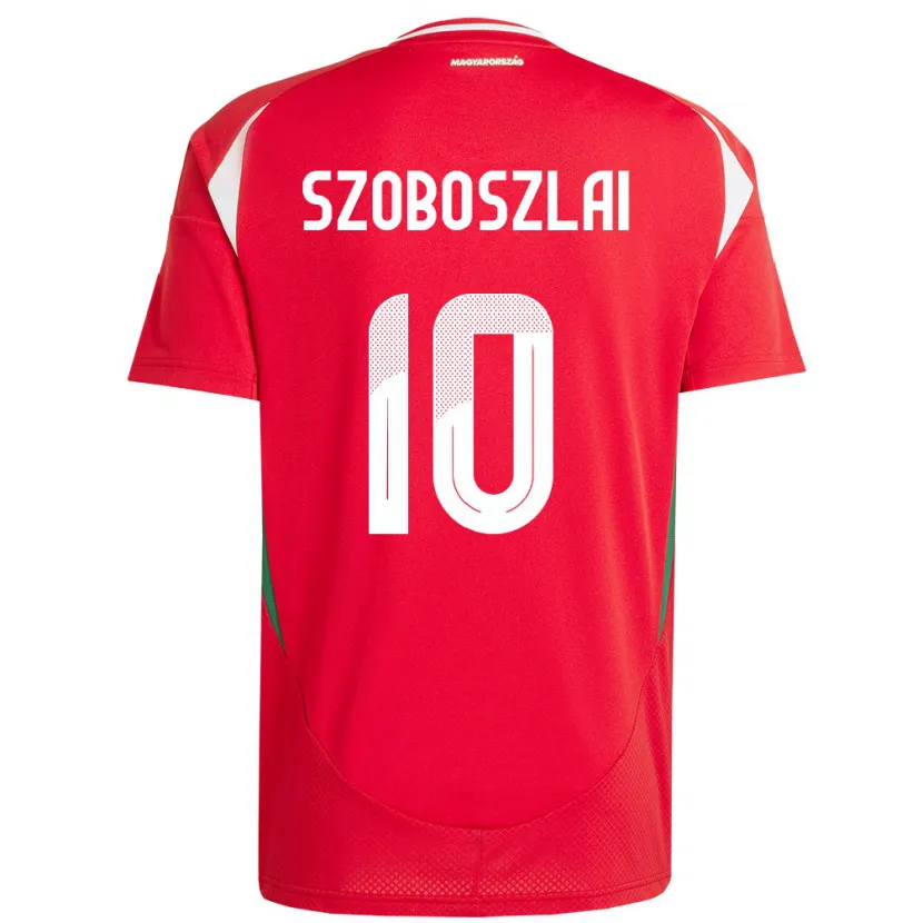 Danxen Kid Hungary Dominik Szoboszlai #10 Red Home Jersey 24-26 T-Shirt