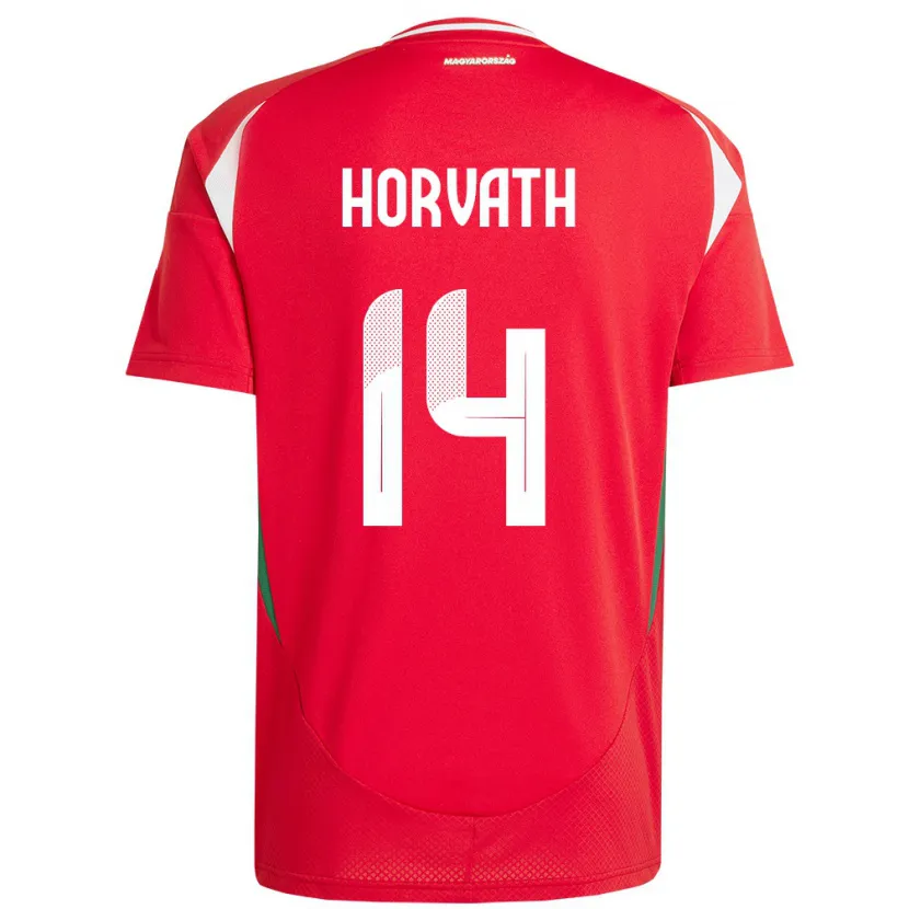 Danxen Kid Hungary Artúr Horváth #14 Red Home Jersey 24-26 T-Shirt