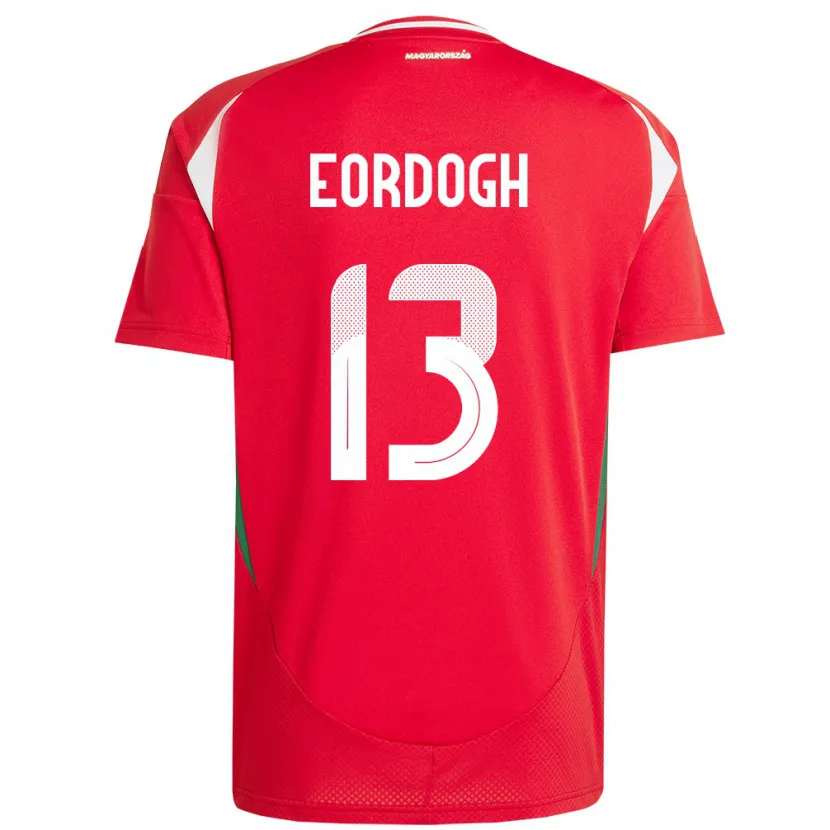 Danxen Kid Hungary András Eördögh #13 Red Home Jersey 24-26 T-Shirt