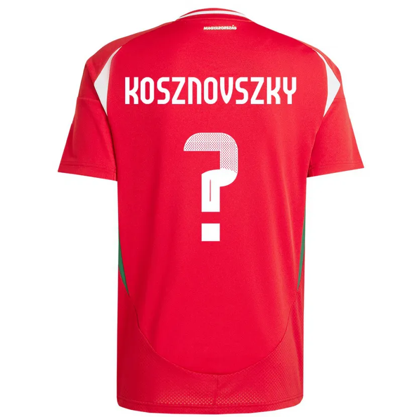 Danxen Kid Hungary Márk Kosznovszky #0 Red Home Jersey 24-26 T-Shirt