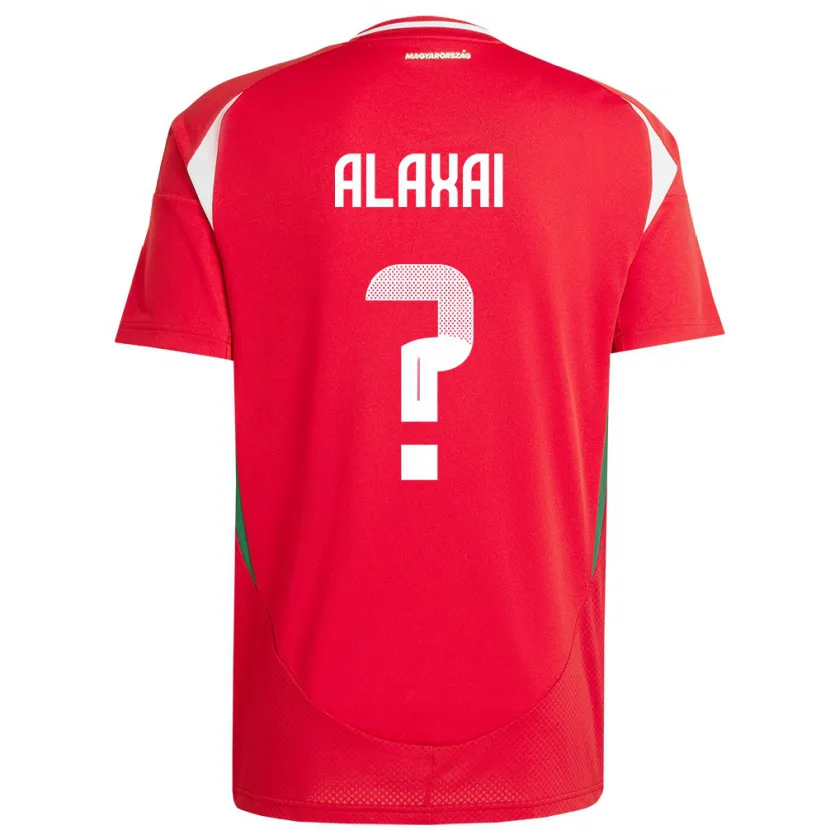 Danxen Kid Hungary Áron Alaxai #0 Red Home Jersey 24-26 T-Shirt