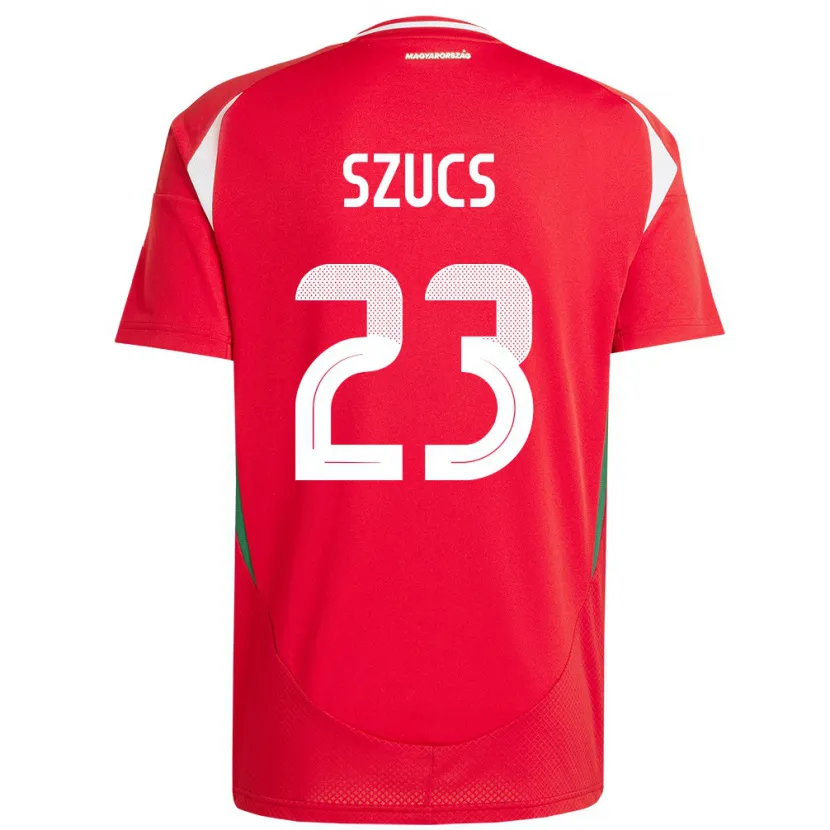 Danxen Kid Hungary Tamás Szűcs #23 Red Home Jersey 24-26 T-Shirt