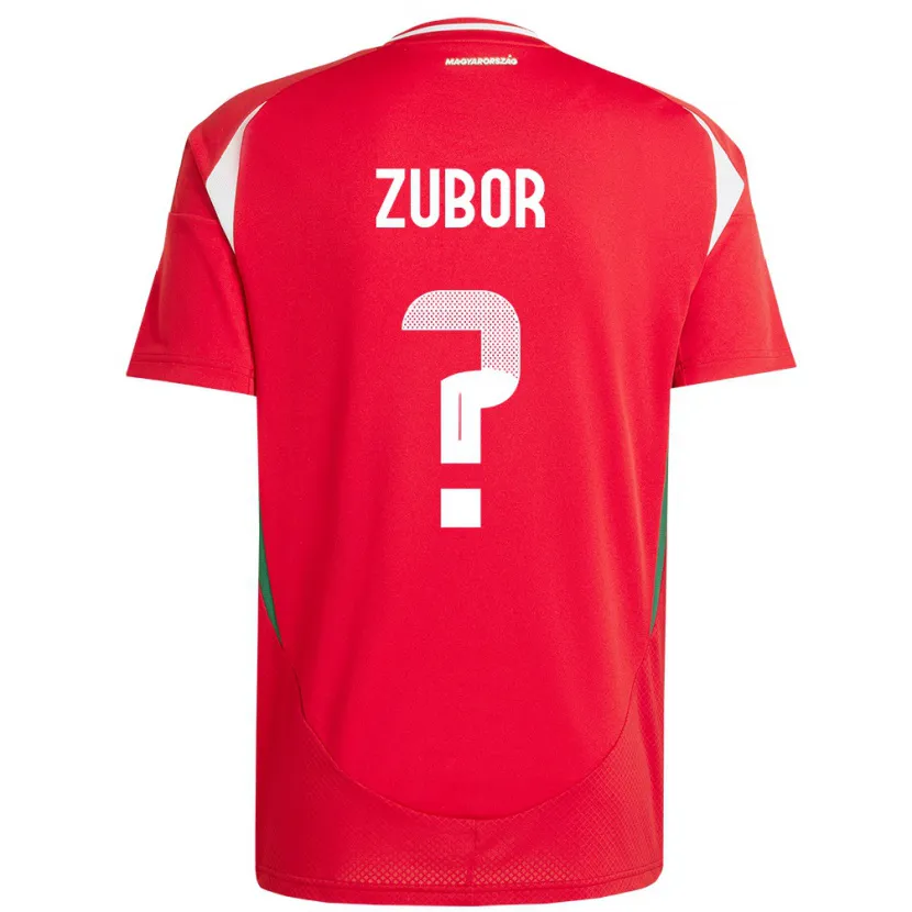 Danxen Kid Hungary Ádám Zubor #0 Red Home Jersey 24-26 T-Shirt