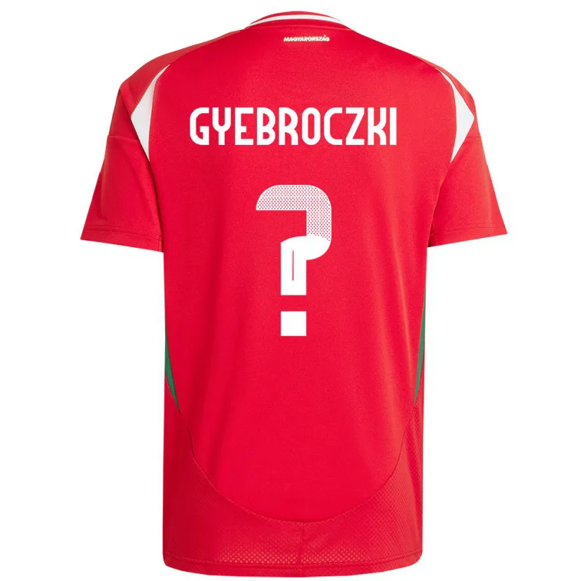 Danxen Kid Hungary Dávid Gyebróczki #0 Red Home Jersey 24-26 T-Shirt