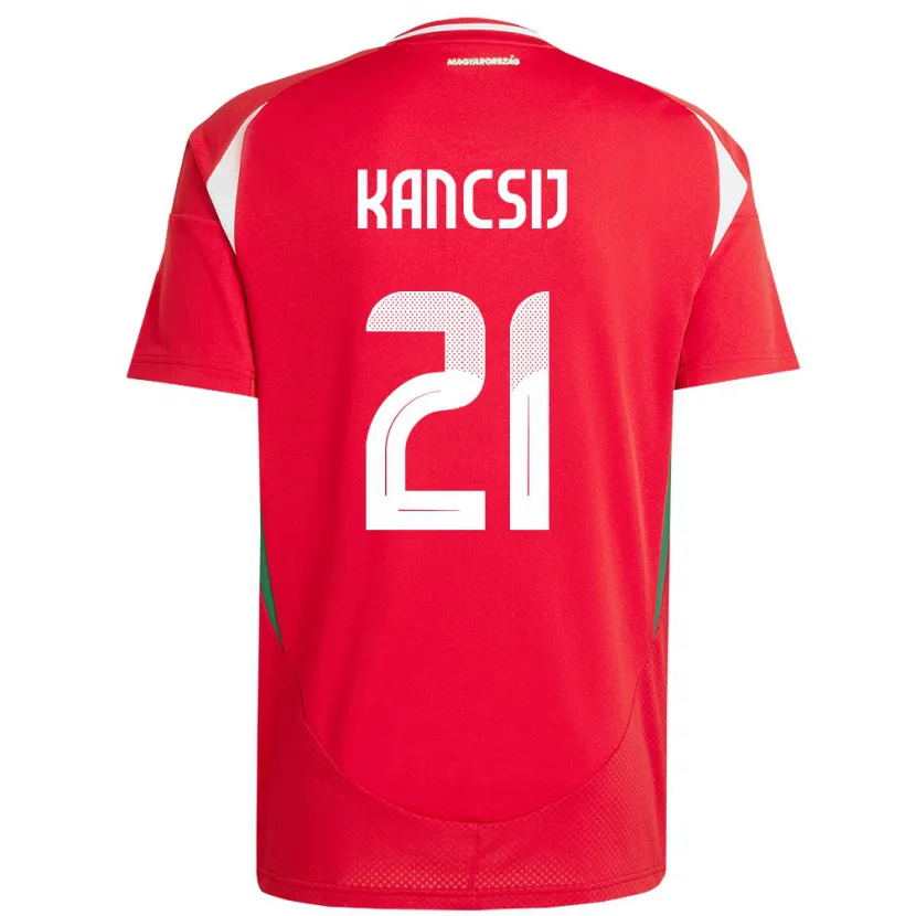 Danxen Kid Hungary Artúr Kancsij #21 Red Home Jersey 24-26 T-Shirt