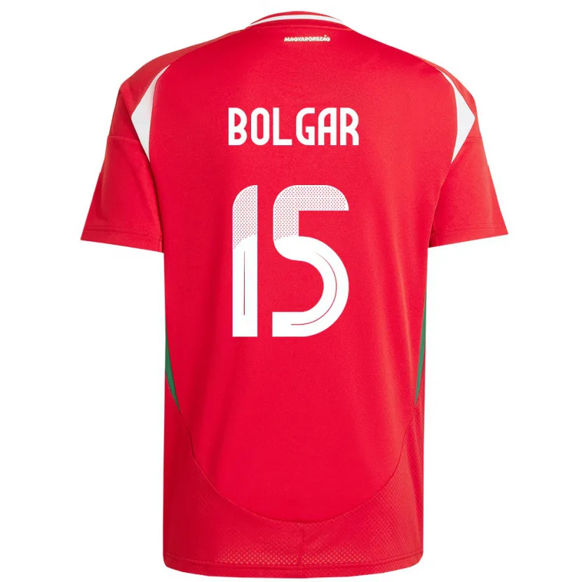 Danxen Kid Hungary Botond Bolgár #15 Red Home Jersey 24-26 T-Shirt