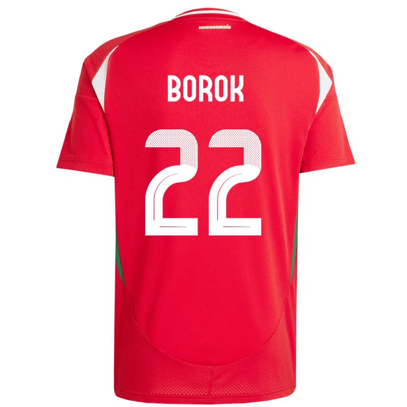 Danxen Kid Hungary Dorina Borók #22 Red Home Jersey 24-26 T-Shirt