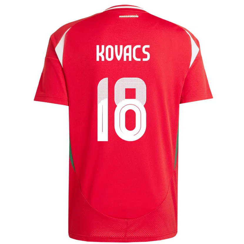 Danxen Kid Hungary Laura Kovács #18 Red Home Jersey 24-26 T-Shirt