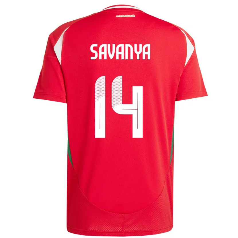 Danxen Kid Hungary Csilla Savanya #14 Red Home Jersey 24-26 T-Shirt