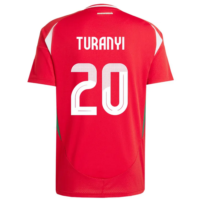 Danxen Kid Hungary Lilla Turányi #20 Red Home Jersey 24-26 T-Shirt