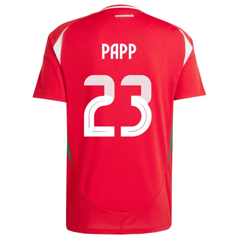 Danxen Kid Hungary Luca Papp #23 Red Home Jersey 24-26 T-Shirt