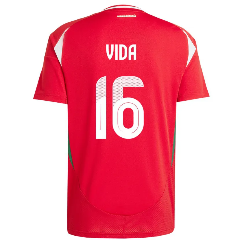 Danxen Kid Hungary Boglárka Vida #16 Red Home Jersey 24-26 T-Shirt